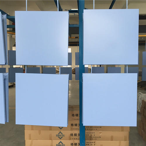 鋁扣板600x600效果圖-跟著佛山鋁天花廠家看格柵鋁天花吊頂效果圖